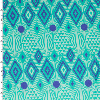 Lagoon Lucy Cotton Print By Tula Pink #28065 Fabric By The Yard