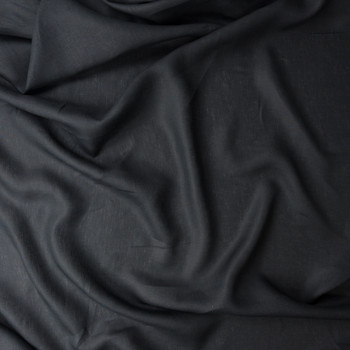 Black Armagh Irish Linen From Spence Bryson #28306 Fabric By The Yard - Wide shot