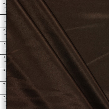 Brown Midweight Bridal Satin