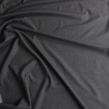 Grey Italian Brushed Wool Tweed #28807 Fabric By The Yard - Wide shot Grey Italian Brushed Wool Tweed #28807 Fabric By The Yard - Wide shot