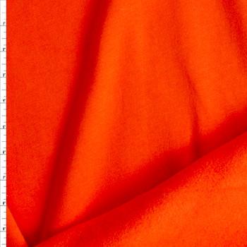 Orange Cotton Sweatshirt Fleece #28831 Fabric By The Yard