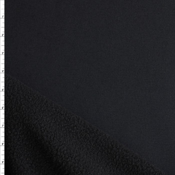 Black Heavyweight Polartec Sweatshirt Fleece #28927 Fabric By The Yard Black Heavyweight Polartec Sweatshirt Fleece #28927 Fabric By The Yard
