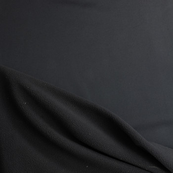 Black Heavyweight Polartec Sweatshirt Fleece #28927 Fabric By The Yard - Wide shot Black Heavyweight Polartec Sweatshirt Fleece #28927 Fabric By The Yard - Wide shot