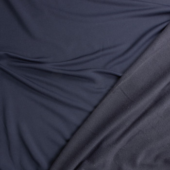 Navy Polartec Sweatshirt Fleece #28930 Fabric By The Yard - Wide shot Navy Polartec Sweatshirt Fleece #28930 Fabric By The Yard - Wide shot