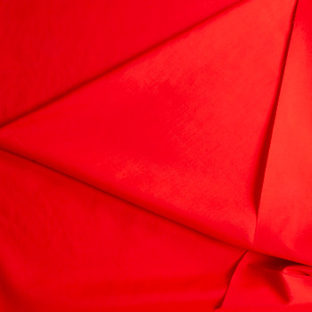 Red Poly/Cotton Broadcloth #29006 Fabric By The Yard - Wide shot