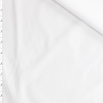 White Poly/Cotton Broadcloth #29007 Fabric By The Yard