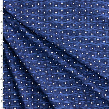 Shell Blaze Night Cotton/Spandex Jersey Knit from Art Gallery Fabrics #29062 Fabric By The Yard Shell Blaze Night Cotton/Spandex Jersey Knit from Art Gallery Fabrics #29062 Fabric By The Yard