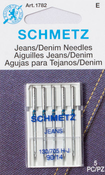 Schmetz Jeans/Denim Needle 5-Pack (Size 90/14) Fabric By The Yard Schmetz Jeans/Denim Needle 5-Pack (Size 90/14) Fabric By The Yard