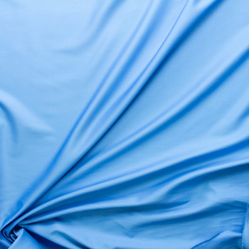 Turquoise Designer Cotton Sateen #29483 Fabric By The Yard - Wide shot Turquoise Designer Cotton Sateen #29483 Fabric By The Yard - Wide shot