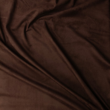 Chocolate NYC Designer Scuba Suede #29704 Fabric By The Yard - Wide shot Chocolate NYC Designer Scuba Suede #29704 Fabric By The Yard - Wide shot