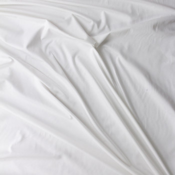 White Cotton/Spandex Jersey Knit #29908 Fabric By The Yard - Wide shot White Cotton/Spandex Jersey Knit #29908 Fabric By The Yard - Wide shot