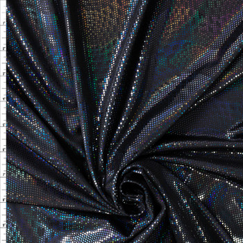 Black on Black Holo Waves Nylon/Spandex #30017 Fabric By The Yard Black on Black Holo Waves Nylon/Spandex #30017 Fabric By The Yard