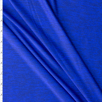 Royal Space Dye Stretch Moisture Wicking Athletic Knit from Rainbeau #30020 Fabric By The Yard Royal Space Dye Stretch Moisture Wicking Athletic Knit from Rainbeau #30020 Fabric By The Yard