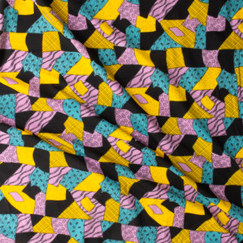 Nightmare Before Christmas Sally Patch Stretch Cotton Knit #30208 Fabric By The Yard - Wide shot