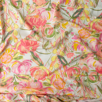 Fusion Printemps Painted Desert Printemps Rayon Challis from Art Gallery Fabrics #30217 Fabric By The Yard - Wide shot