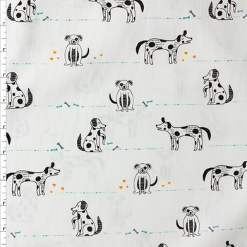 Oh, Woof Good Pup Cotton Poplin from Art Gallery Fabrics #30222 Fabric By The Yard