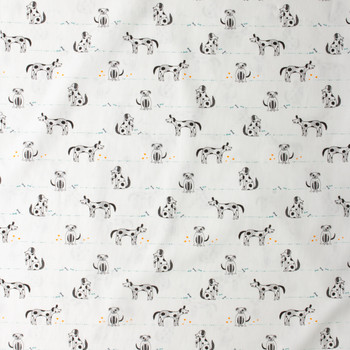Oh, Woof Good Pup Cotton Poplin from Art Gallery Fabrics #30222 Fabric By The Yard - Wide shot