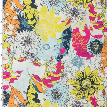 Pollinate Cotton Poplin from Art Gallery Fabrics #30233 Fabric By The Yard