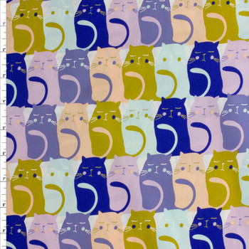 Oh, Meow Cotton Poplin from Art Gallery Fabrics #30237 Fabric By The Yard