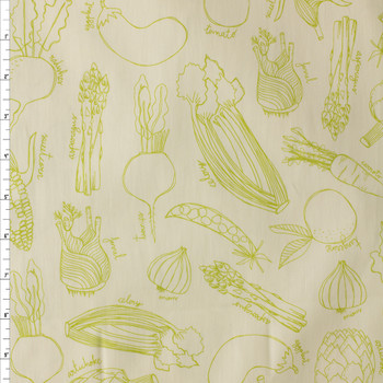 Grow & Harvest Grow Your Own Cotton Poplin from Art Gallery Fabrics #30248 Fabric By The Yard