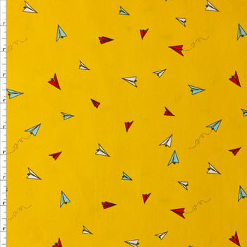Sisu Paper Plane Hopes Cotton Poplin from Art Gallery Fabrics #30252 Fabric By The Yard Sisu Paper Plane Hopes Cotton Poplin from Art Gallery Fabrics #30252 Fabric By The Yard