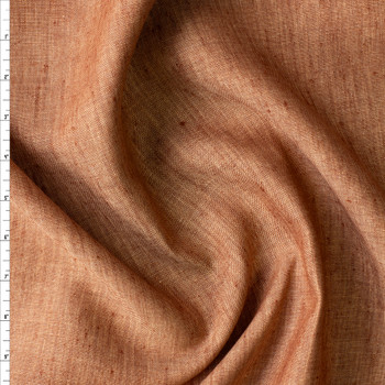 Clay Two tone Linen #30275 Fabric By The Yard