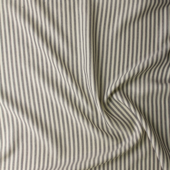 Black and Offwhite Vertical Stripe Textured Italian Rayon/Wool #30288 Fabric By The Yard - Wide shot Black and Offwhite Vertical Stripe Textured Italian Rayon/Wool #30288 Fabric By The Yard - Wide shot