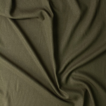 Moss Green Cotton/Linen #30300 Fabric By The Yard - Wide shot