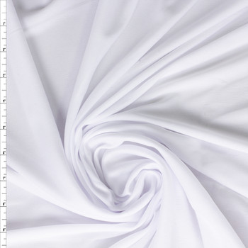 White 70 Denier Poly Interlock Knit #30347 Fabric By The Yard White 70 Denier Poly Interlock Knit #30347 Fabric By The Yard