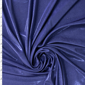 Navy Blue Slinky Metallic Shimmer Spandex #30351 Fabric By The Yard Navy Blue Slinky Metallic Shimmer Spandex #30351 Fabric By The Yard