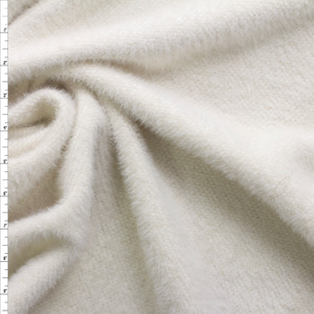 Warm White Brushed Face Double Sweater Knit #30368 Fabric By The Yard Warm White Brushed Face Double Sweater Knit #30368 Fabric By The Yard