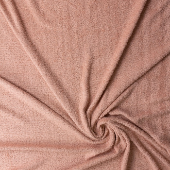 Blush Super Soft Stretch Cuddle Knit #30372 Fabric By The Yard - Wide shot Blush Super Soft Stretch Cuddle Knit #30372 Fabric By The Yard - Wide shot
