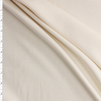 Offwhite Cotton Micro Rib Knit #30375 Fabric By The Yard Offwhite Cotton Micro Rib Knit #30375 Fabric By The Yard