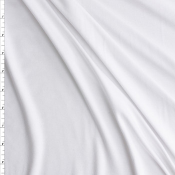 White Bamboo Jersey Knit #30380 Fabric By The Yard White Bamboo Jersey Knit #30380 Fabric By The Yard