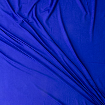 Royal Blue Marin Modal/Spandex Jersey Knit #30387 Fabric By The Yard - Wide shot Royal Blue Marin Modal/Spandex Jersey Knit #30387 Fabric By The Yard - Wide shot