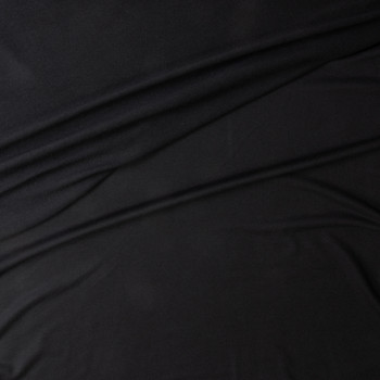 Black Triblend French Terry #30394 Fabric By The Yard - Wide shot