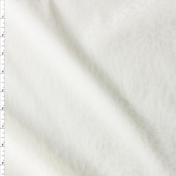 Warm White Tone on Tone Cheetah Stretch Cotton Jaquard #30396 Fabric By The Yard Warm White Tone on Tone Cheetah Stretch Cotton Jaquard #30396 Fabric By The Yard