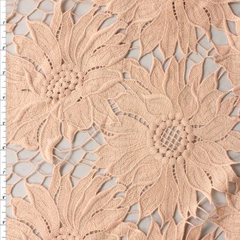 Blush Large Floral Designer Lace #30424 Fabric By The Yard Blush Large Floral Designer Lace #30424 Fabric By The Yard