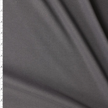 Charcoal Cotton Micro Rib #30430 Fabric By The Yard Charcoal Cotton Micro Rib #30430 Fabric By The Yard