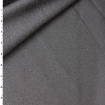 Charcoal Washed Cotton Sweatshirt Fleece #30431 Fabric By The Yard Charcoal Washed Cotton Sweatshirt Fleece #30431 Fabric By The Yard
