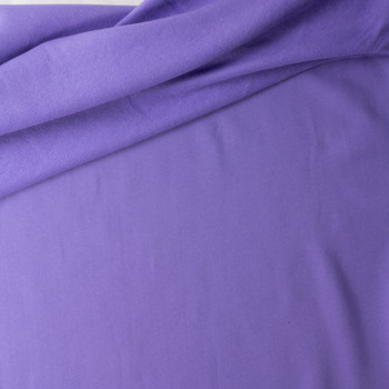 Dusty Purple Washed Cotton Sweatshirt Fleece #30433 Fabric By The Yard - Wide shot
