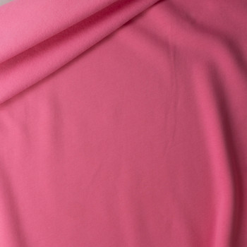 Pink Washed Cotton Sweatshirt Fleece #30437 Fabric By The Yard - Wide shot Pink Washed Cotton Sweatshirt Fleece #30437 Fabric By The Yard - Wide shot
