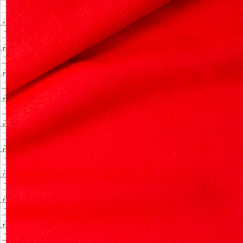 Red Washed Cotton Sweatshirt Fleece #30443 Fabric By The Yard Red Washed Cotton Sweatshirt Fleece #30443 Fabric By The Yard