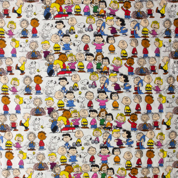 Peanuts Gang Quilter’s Cotton from Maywood Studio #30456 Fabric By The Yard - Wide shot Peanuts Gang Quilter’s Cotton from Maywood Studio #30456 Fabric By The Yard - Wide shot