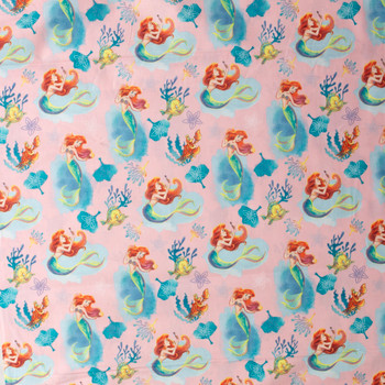 Pink Ariel Quilter’s Cotton from Maywood Studio #30459 Fabric By The Yard - Wide shot Pink Ariel Quilter’s Cotton from Maywood Studio #30459 Fabric By The Yard - Wide shot