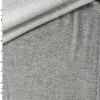 Heather Grey Poly/Cotton Sweatshirt Fleece #30477 Fabric By The Yard Heather Grey Poly/Cotton Sweatshirt Fleece #30477 Fabric By The Yard