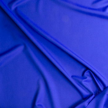 Bright Blue Wool Blend Gabardine #30507 Fabric By The Yard - Wide shot Bright Blue Wool Blend Gabardine #30507 Fabric By The Yard - Wide shot