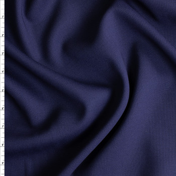 Navy Blue Stretch Wool Suiting #30508 Fabric By The Yard Navy Blue Stretch Wool Suiting #30508 Fabric By The Yard