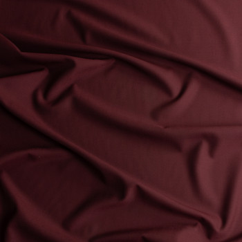 Burgundy Wool Blend Gabardine #30515 Fabric By The Yard - Wide shot Burgundy Wool Blend Gabardine #30515 Fabric By The Yard - Wide shot