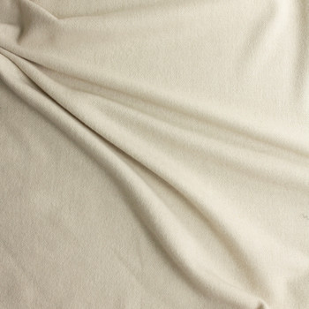 Ivory Herringbone Brushed Wool Coating #30523 Fabric By The Yard - Wide shot Ivory Herringbone Brushed Wool Coating #30523 Fabric By The Yard - Wide shot